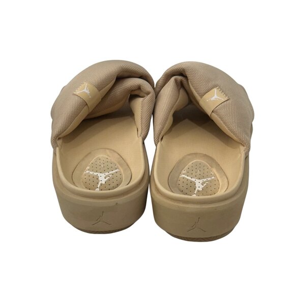Womens Air Jordan Sophia Slide Sandals Sesame/White Size 7 Platform Slippers - Picture 8 of 13